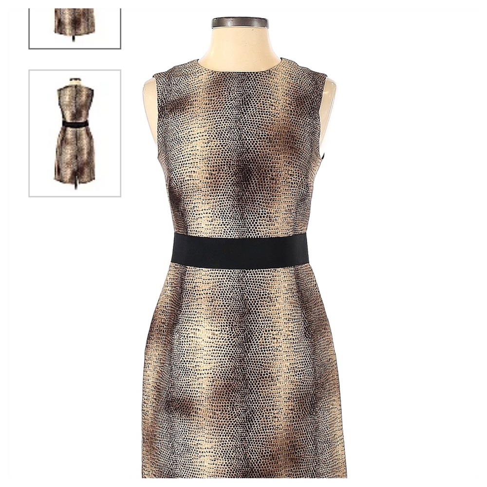 Giambattista Valli Casual Snakeskin Pattern Dress.  Size 6.